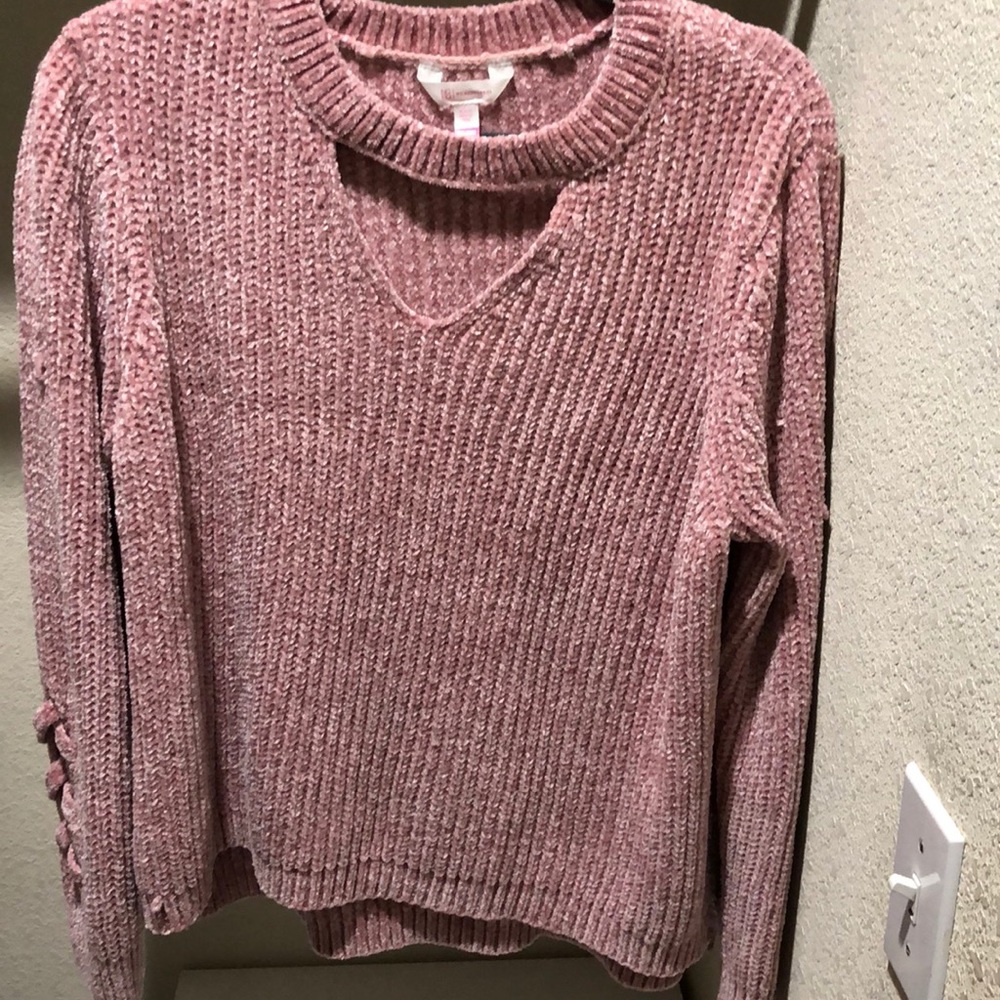 Pink sweater